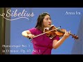 Anna Im | Sibelius Humoresque No. 1 in D minor, Op. 87, No. 1