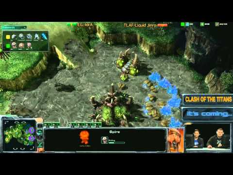Destiny, Cella and Debo commentating Idra vs. Jinro [Game 5] (Part 1/2) - Starcraft 2 Showmatch