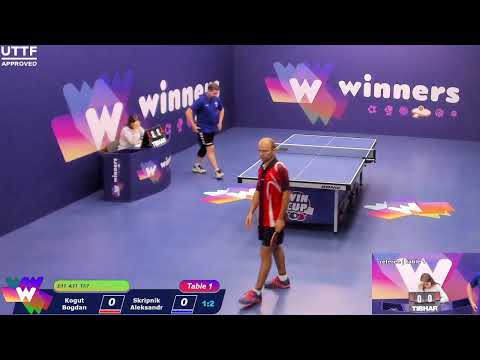 WINners CUP table 1 09.09 Kogut Bogdan - Skripnik Aleksandr 21:00