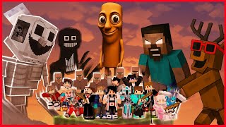 Download lagu 100 HARI KITA BANGKITKAN HANTU DEER DAN BURUNG OWL MUTAN DI MINECRAFT ! SEMUA MUTANT MUNCUL mp3