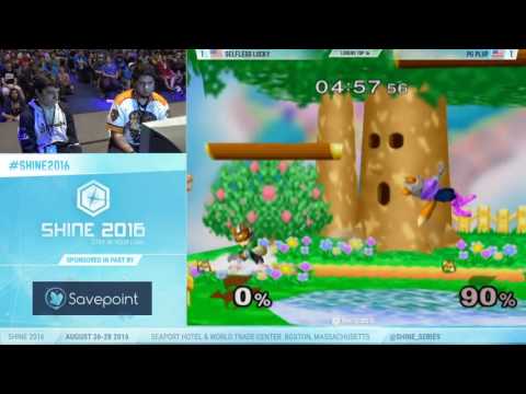 Shine 2016 - PG | Plup vs Selfless | Lucky SSBM Top 48