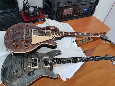 Prs Custom 24 vs Gibson Les Paul  ( Clean )