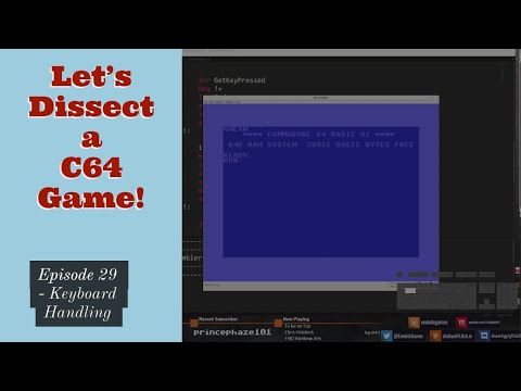 Lets Dissect a Commodore 64 Game! - Episode 29 -  Keyboard Handling - 04/06/2020