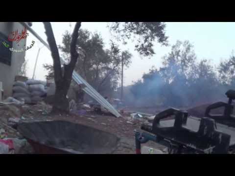 اشتباكات بين لواء جسر حوران وقوات النظام على جبهة النعيمة في ريف درعا