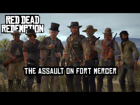 The Assault on Fort Mercer (Red Dead Redemption '10) 1080p Mission Cutscenes With Subtitles