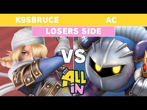 2GG All In - TG | K9sbruce (Sheik) Vs AC (Metaknight) Losers Mid Tier Bracket