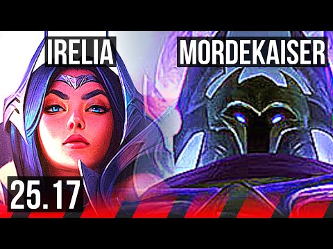 IRELIA vs MORDEKAISER (TOP) | Legendary | TR Challenger | 25.17