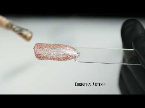Ημιμόνιμο Βερνίκι Νυχιών Νο 102 Ροζ Χρυσό Glitter 10ml