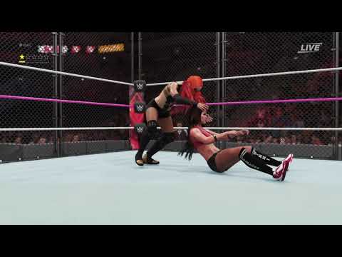 Nikki Bella Vs Becky Lynch Steelcage WWe