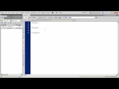 HTML Tutorial with Dreamweaver CS5