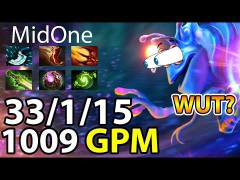 Dota 2 MidOne - INSANE 1009 GPM & XPM Puck [KDA]-31/1/15