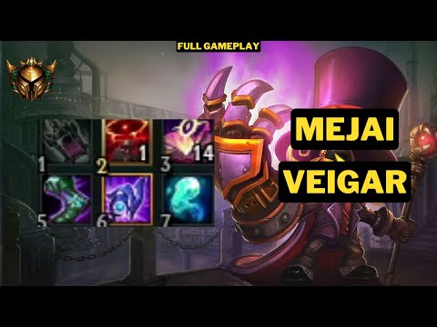 mid veigar vs ezreal fast game - gold rank full gameplay