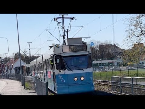 Sweden, Gothenburg, Tram Ride 11 From Hagen To Ekedal