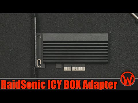 „Raidsonic“ | ICY BOX | PCIe plokštė su M.2 M-Key lizdu vienam M.2 NVMe SSD diskui video