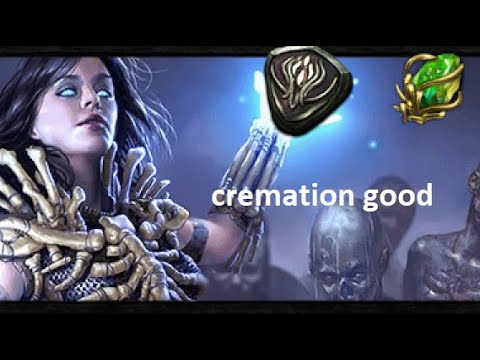 [PoE 3.21-3.23] Cremation of Exhuming Necro, Simulacrum waves 25-30 (no mageblood)