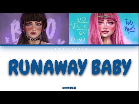 Bruno Mars - Runaway Baby - If it were sung by a duet (Colour-coded Lyrics)