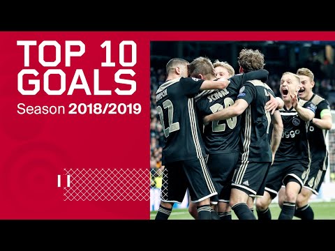 TOP 10 GOALS - Ajax 2018/2019 | The 10 best out of 175!
