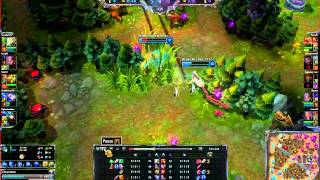 League Of Legends Draven Double ultikill from top