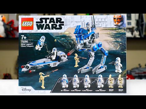 LEGO Star Wars 75280 501st Legion Clone Troopers Review! (2020)