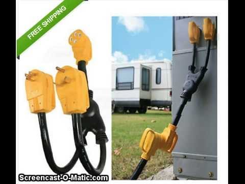 Amp Adapter Camco RV Power Grip Maximizer RV Outlet Camper/Motorhome Plug