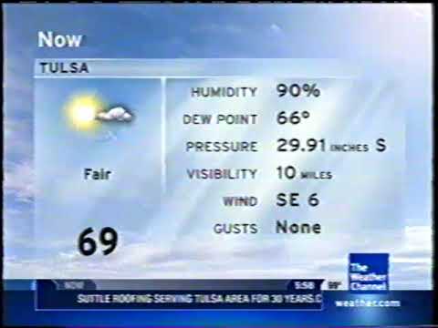 The Weather Channel IntelliStar 1 SD Local Forecast — 2008-06-02T05:58-0500 — Tulsa, OK