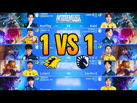 The ULTIMATE 1v1 Showdown: ONIC ID vs Liquid PH | DANA MABARMANIA
