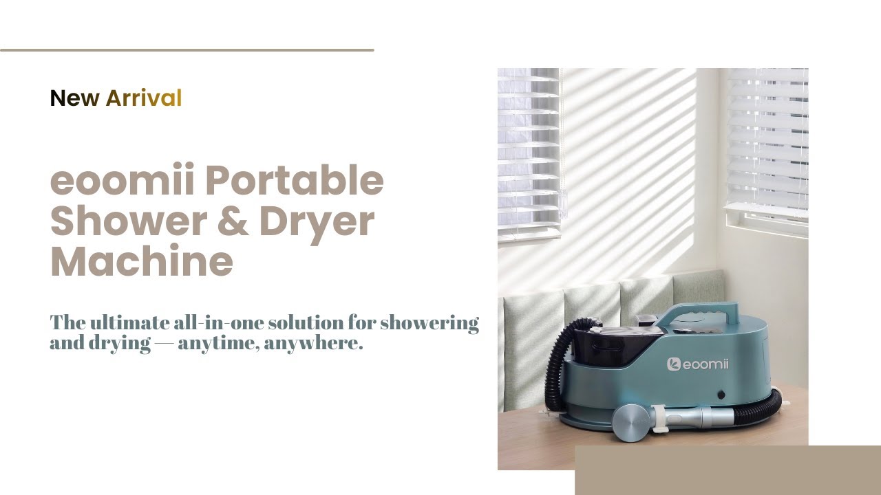 eoomii Portable Shower & Dryer Machine