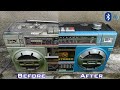 Building Bluetooth Speaker From Old Stereo Radio Cassette Recorder