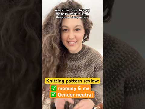 Ein Strickmuster für Mutter und Kind, das geschlechtsneutral ist? Ich bin begeistert! Hier ist me...