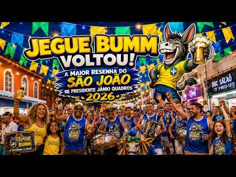JEGUE BUMM VOLTOU! a maior resenha do São João dePresidente Jânio Quadros 2026