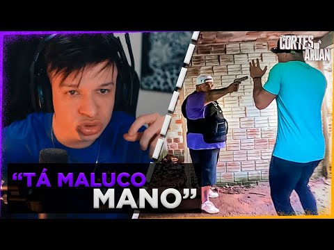 ARUAN REAGE A  VOLTAMOS NO VELHO SATANICO E O BOTO ATACOU O BRUNO (CAÇADORES DE LENDAS - ELITE)