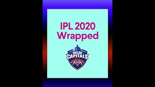 #2020Wrapped ft. Delhi Capitals