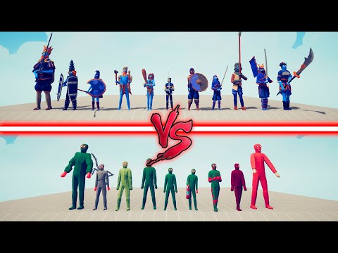ZOMBIE TEAM vs MELEE TEAM - Totally Accurate Battle Simulator | TABS