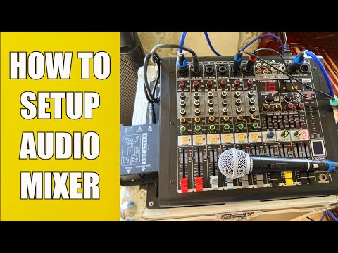 Basic Audio Mixer Setup for Beginners