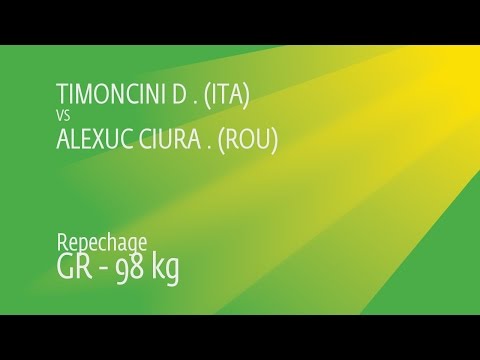 Repechage GR - 98 kg: A. ALEXUC CIURA (ROU) df. D. TIMONCINI (ITA), 3-0