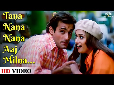 Main Hoon Akela Tu Hain Akeli💞 | Mohabbat (1997) _ Madhuri Dixit, Akshaye Khanna |90s Bollywood Song