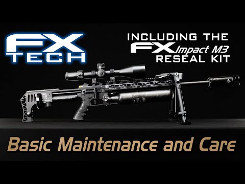Basic maintenance and care of FX Airguns and the FX Impact M3 Reseal Kit.