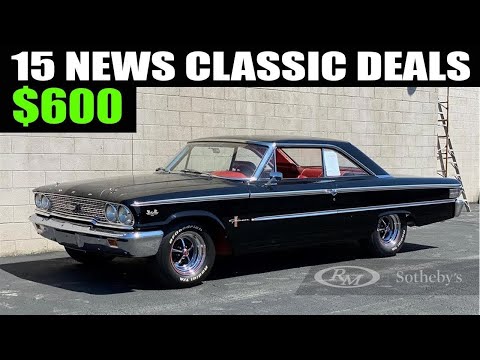 15 Cheap classic cars for sale by owner. Priced at $600 to $22,000