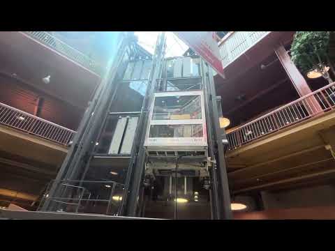 2024: More AWESOME Glass Schindler HT 400A Traction Elevators @ Destiny USA, Syracuse NY