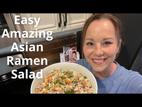 Easy Amazing Asian Ramen Salad | Simple side dish | What to make with ramen