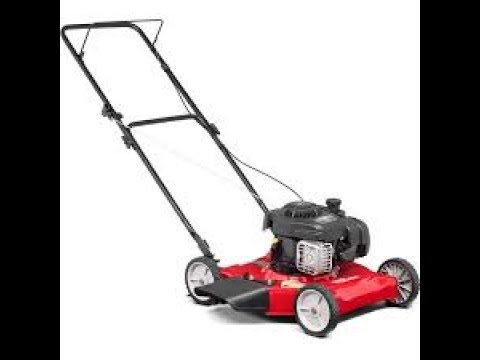 Overview Of The Murray 20" 125cc Gas-Powered Lawn Mower.
