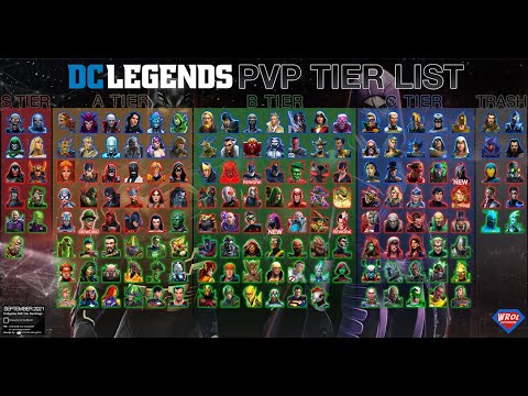 Ep 397 - End Game PvP Tier List - September 2021 - DC Legends