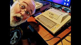 Atari 400 Home Computer Intro - Brochure Reading - Showing Off - 1st Test in Years - Retro 8Bit