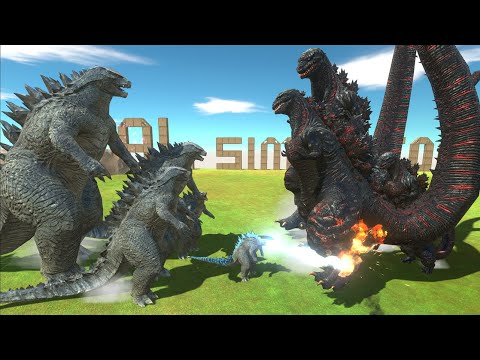 Godzilla 2014 vs Shin Godzilla – The Ultimate Kaiju Showdown | Animal Revolt Batlle Simulator