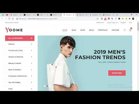 Yoome - Modern WooCommerce WordPress Theme Install & demo Import Yoome - Modern WooCommerce WordPress Theme Install & demo Import