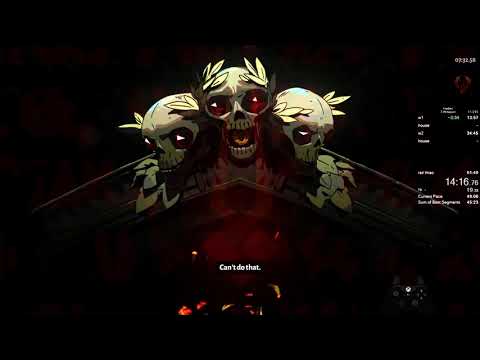 Hades Any Heat Speedrun (Eris Rail) (13:56 RTA / Former RTA WR)