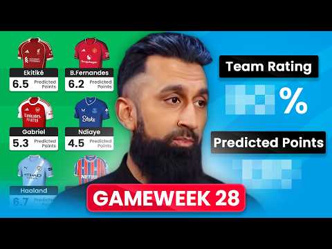 BEST GW28 CAPTAIN! | HAALAND OR BRUNO!? | FPL Salah's Gameweek 28 Team Reveal! | FPL 25/26