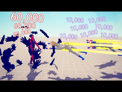 How Strong Is Dark Peasant With Damage Indicator - Totally Accurate Battle Simulator TABS