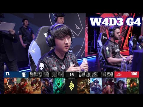 TL vs 100 | Week 4 Day 3 S13 LCS Summer 2023 | Team Liquid vs 100 Thieves W4D3 Full Game