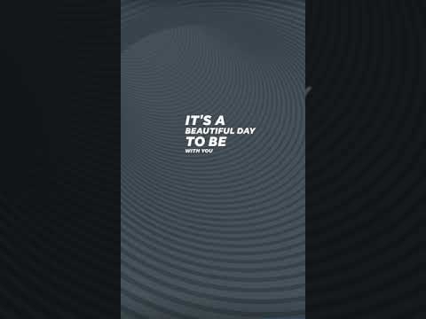 It's a beautiful day to be with you. Quote by Evan McHugh